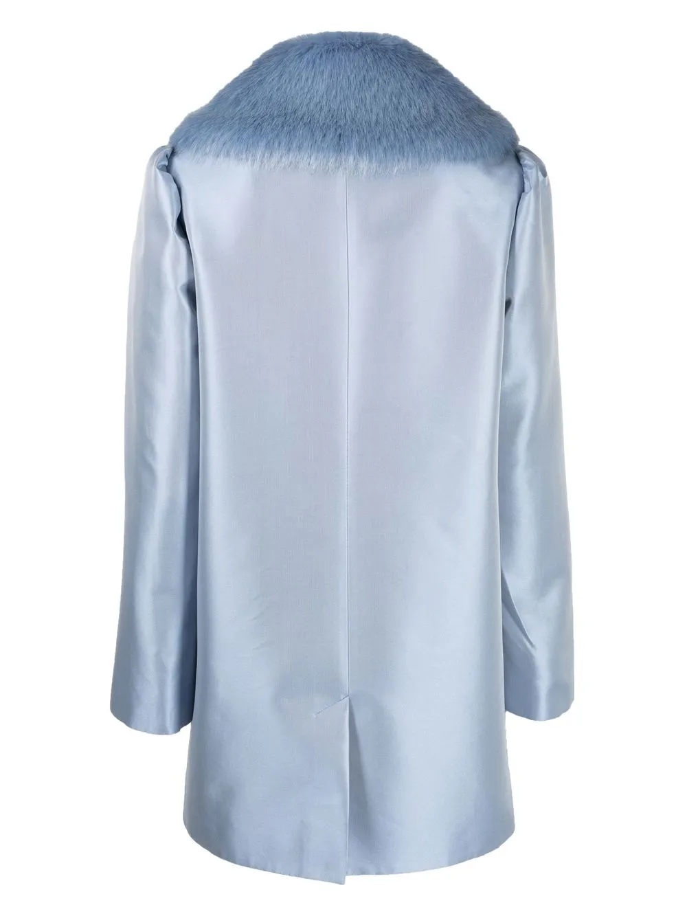 Shrimps Mantel met dubbele rij knopen - Blauw