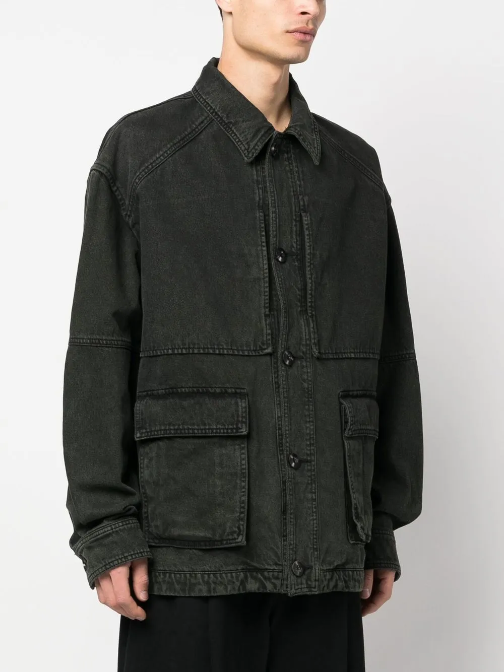 Juun.J cargo-pocket Denim Jacket - Farfetch