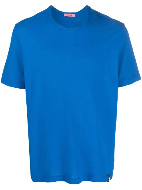 Drumohr round neck short-sleeved T-shirt