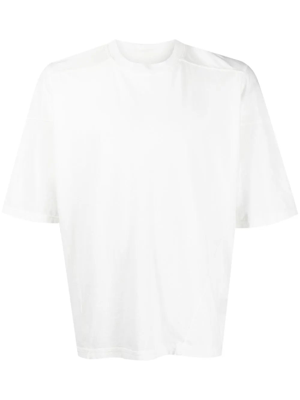 

Rick Owens DRKSHDW playera manga corta con cuello redondo - Blanco