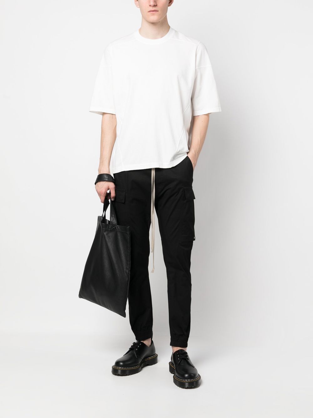 Rick Owens DRKSHDW T-shirt met ronde hals - Wit