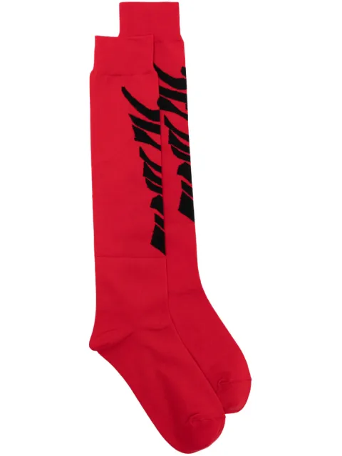 Comme des Garçons Homme Plus logo-print cotton socks