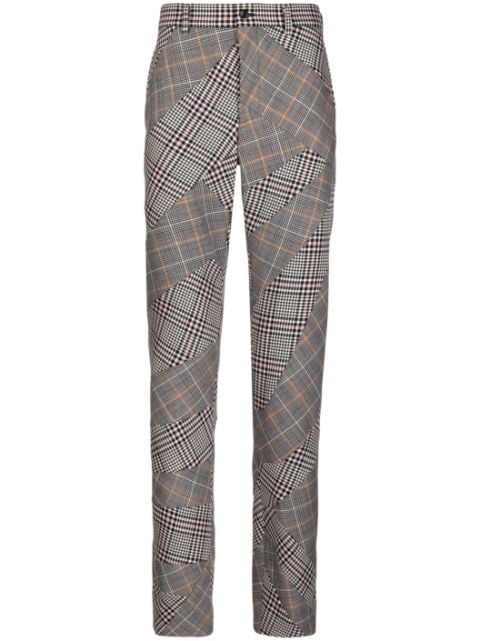 Comme des Garcons Homme Plus check-pattern straight-leg trousers Men