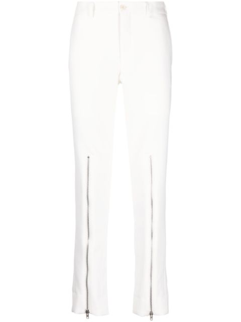 Comme des Garcons Homme Plus decorative zip-detailing low-rise trousers Men