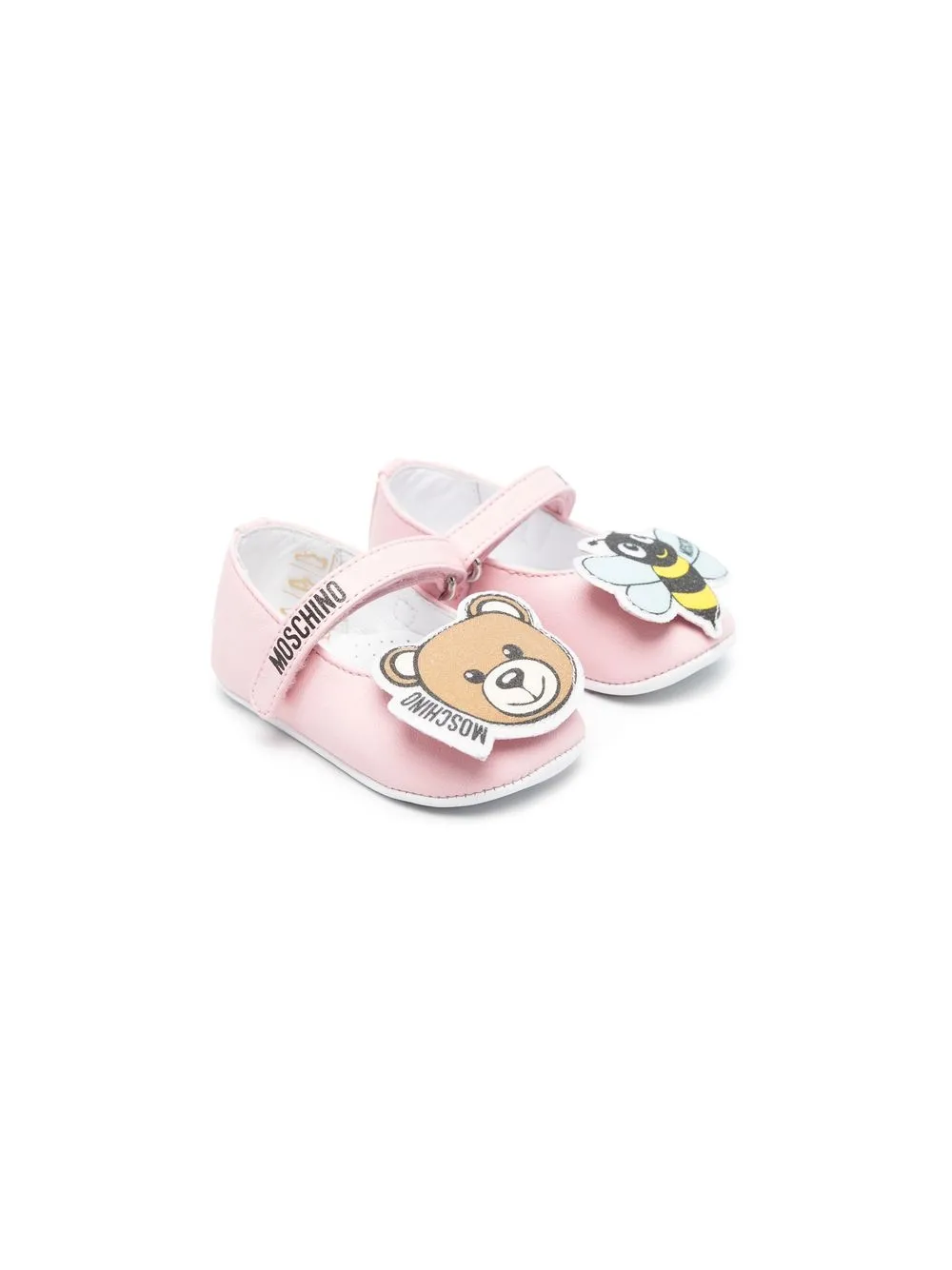 

Moschino Kids flats Teddy Bear & Bee - Rosado