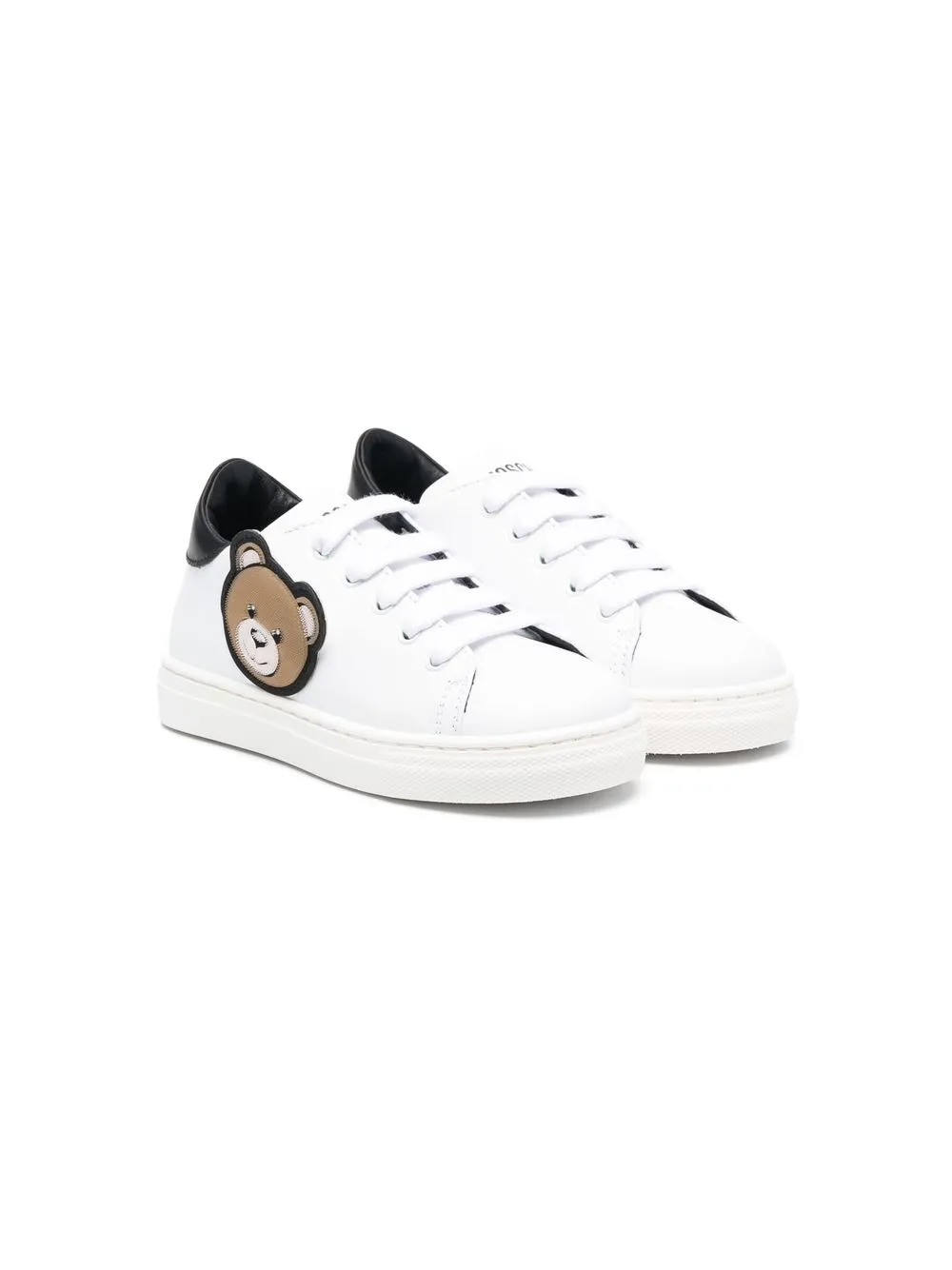 

Moschino Kids Teddy Bear-patch sneakers - White