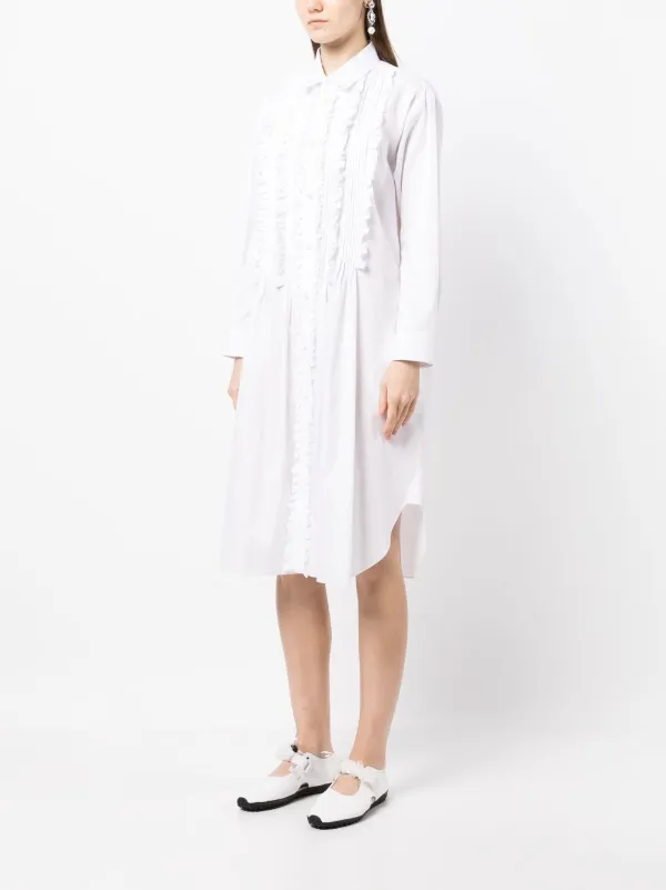 tao comme des garcons フローラル ラッフルディテールＴ Comme Des Garçons TAO pleat-ruffled Detail Shirt Detail