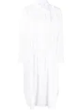 Comme des Garçons TAO pleat-ruffled detail shirt detail - White