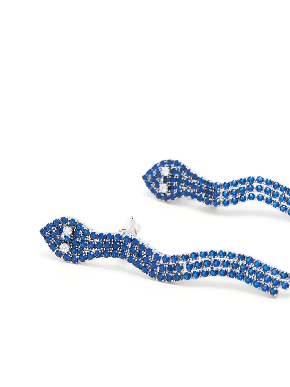 Shrimps Pendientes Largos Piper Con Colgante De Serpiente Farfetch