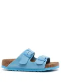 Birkenstock double-strap suede sandals - Blue