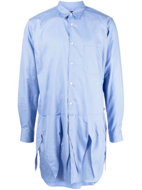 Comme des Garcons Homme Plus layered buttoned cotton shirt Men