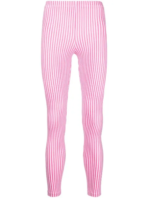 Comme des Garçons Homme Plus vertical-stripe leggings