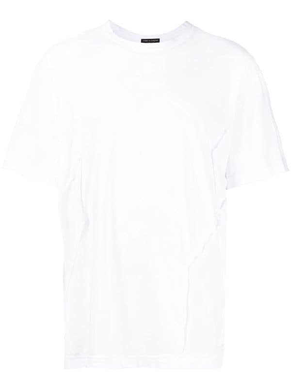 Indskrive sum Intens Comme Des Garçons Homme Plus seam-detail Cotton T-shirt - Farfetch