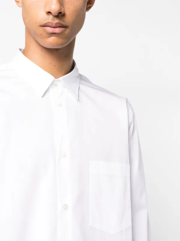 Comme Des Garçons Homme Plus パッチポケット シャツ | ホワイト
