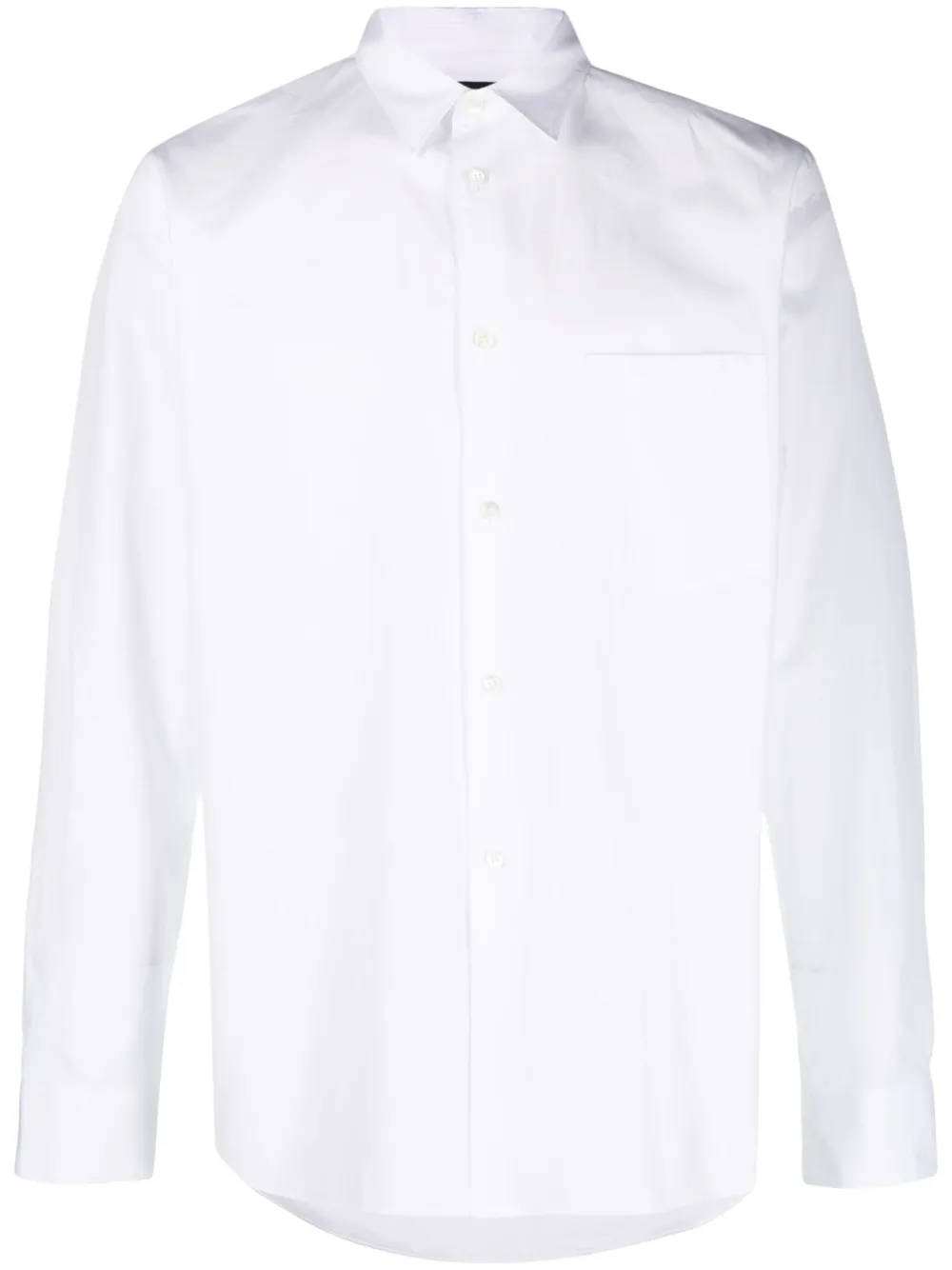 patch-pocket cotton shirt