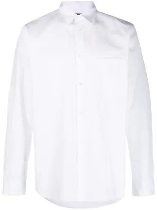 Comme Des Garçons Homme Plus パッチポケット シャツ | ホワイト