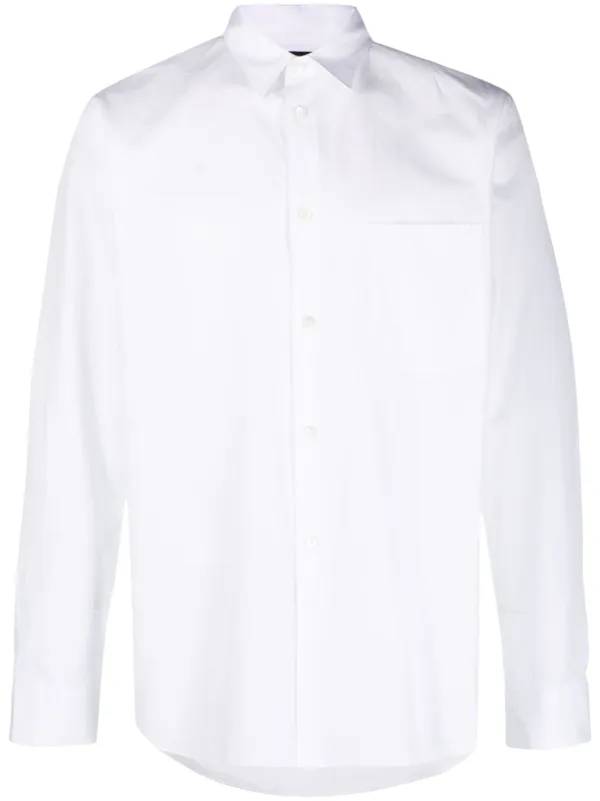 Comme Des Garçons Homme Plus パッチポケット シャツ | ホワイト