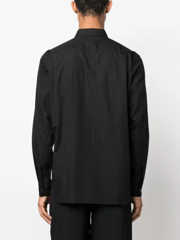 Comme Des Garçons Homme Plus パッチポケット シャツ | ブラック