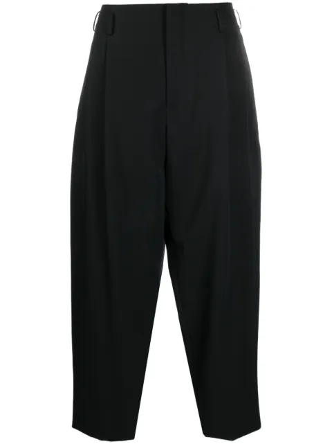 Comme des Garçons Homme Plus pantalones capri con diseño ancho