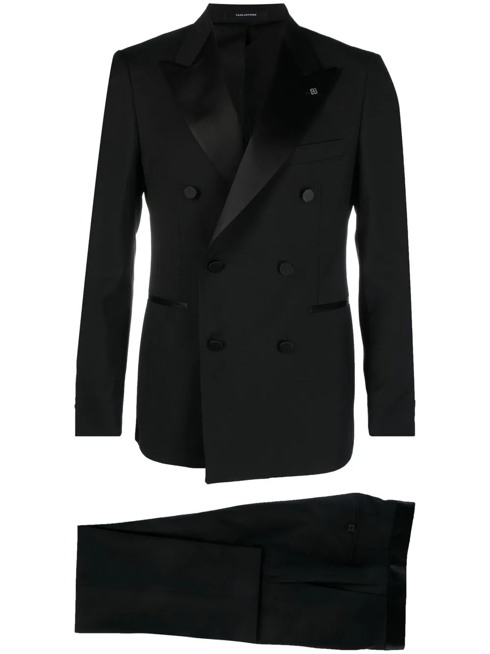 

Tagliatore double-breasted tuxedo - Black