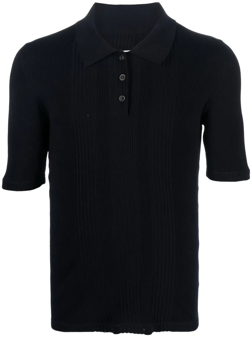 

Maison Margiela four-stitch cotton polo shirt - Blue
