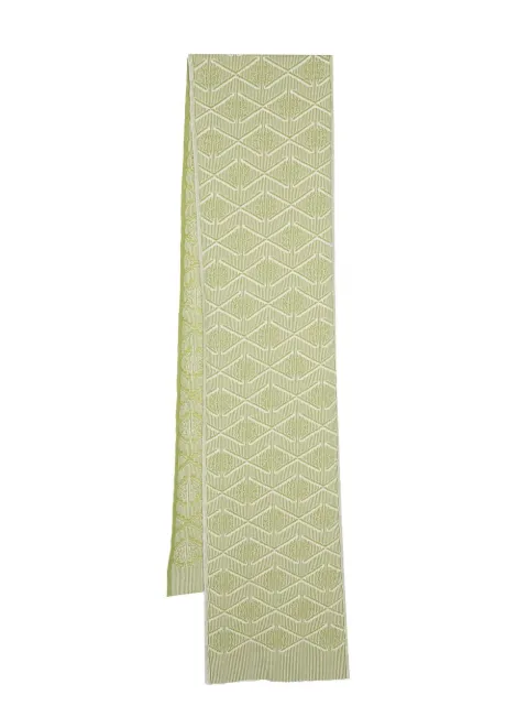 Barrie monogram cashmere- lambs wool blend scarf