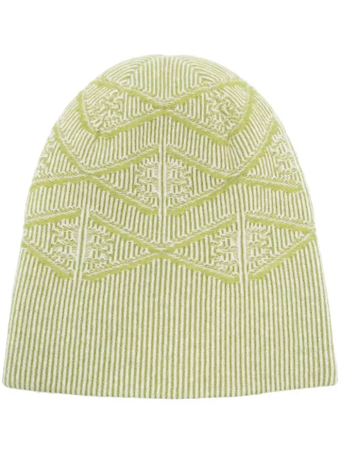 Barrie cashmere monogram beanie