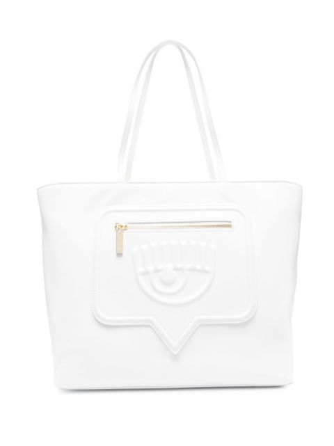 Chiara Ferragni - Eyelike-embossed tote bag