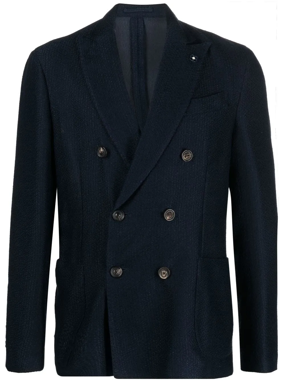 

Lardini blazer con doble botonadura - Azul