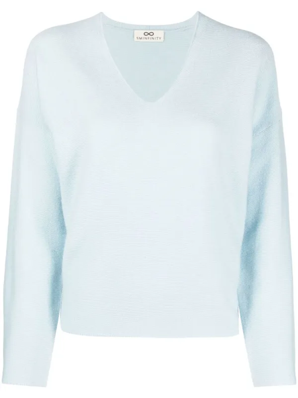 SMINFINITY v-neck Plain Jumper - Farfetch