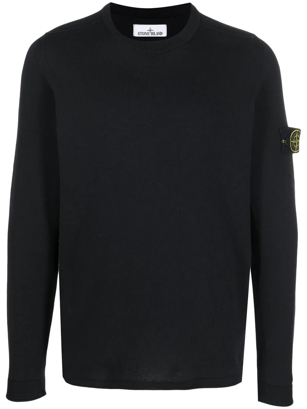 

Stone Island Compass-logo cotton T-Shirt - Black