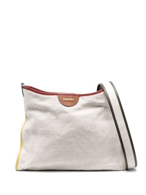 See by Chloé logo-detail shoulder bag 