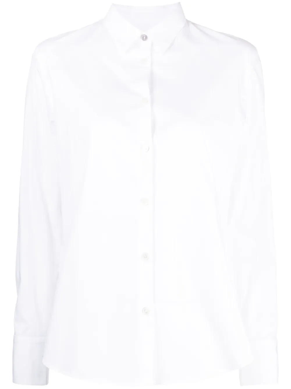 Ps By Paul Smith Slim Shirt With Cuff Detail In White