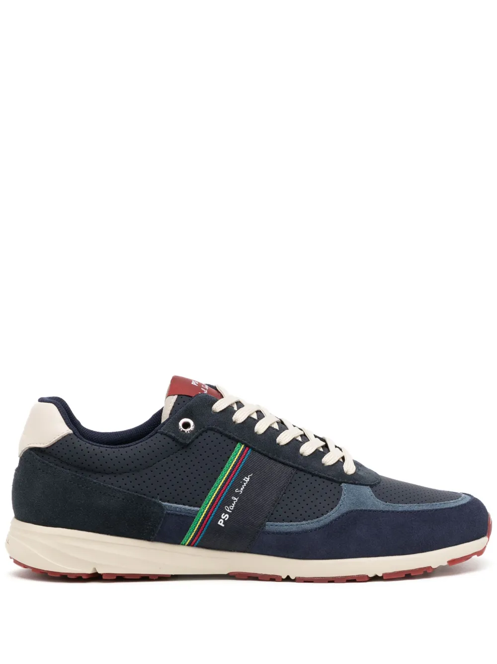 PS BY PAUL SMITH CALF LEATHER LOW-TOP SNEAKERS