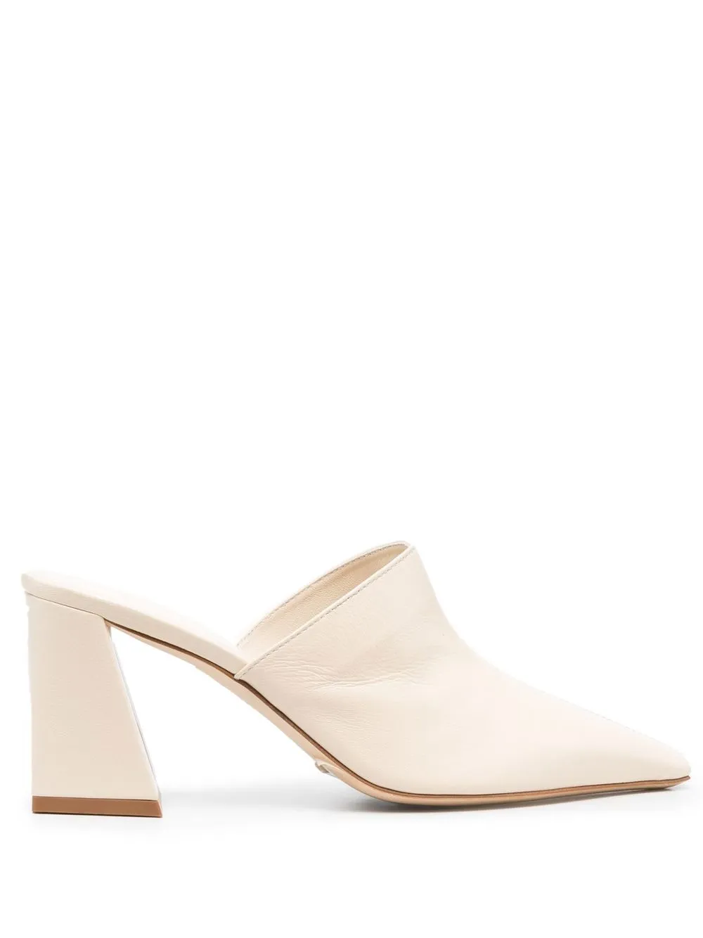 

Aeyde 80mm slip-on leather mules - Neutrals