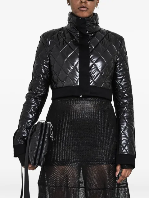 Gloria Coelho quilted cropped jacket