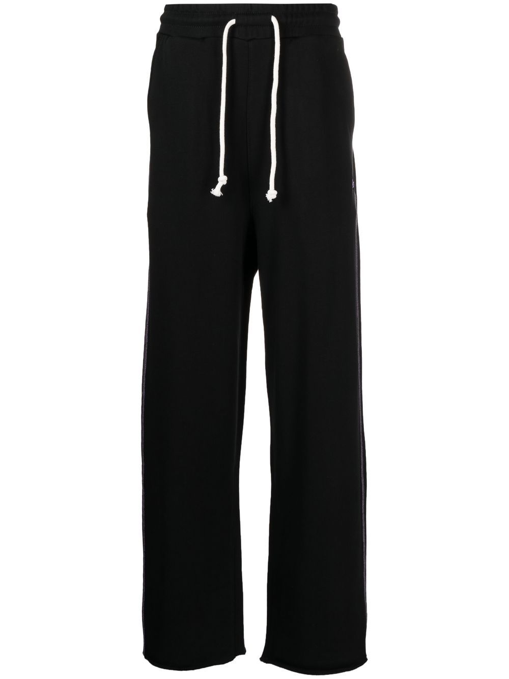 

FIVE CM embroidered-logo track pants - Black