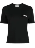 MSGM logo-patch short-sleeve T-shirt - Black