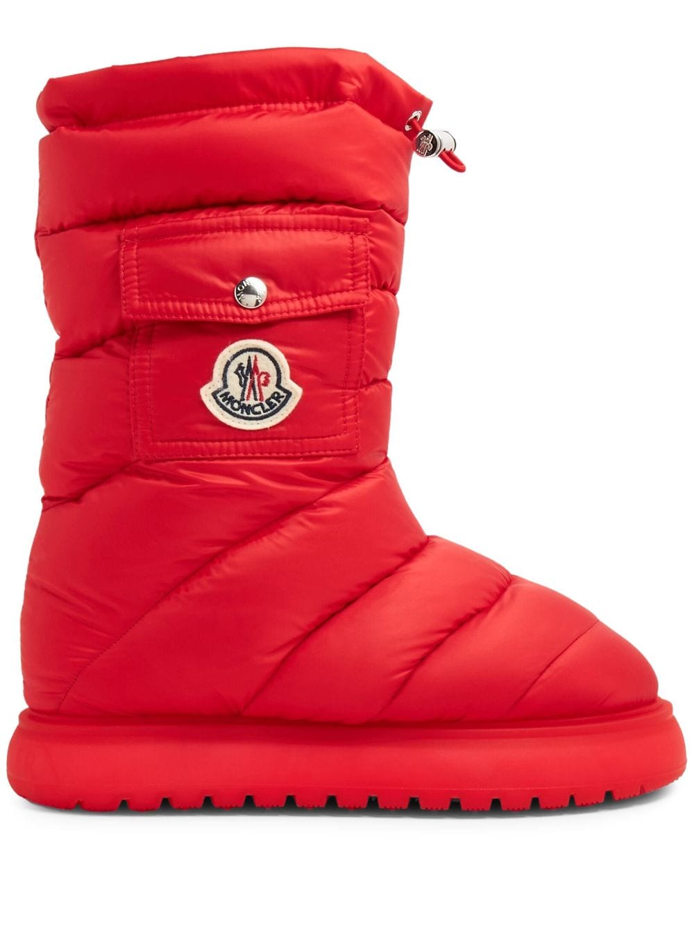 Moncler Gaia Pocket Red Snow Boots