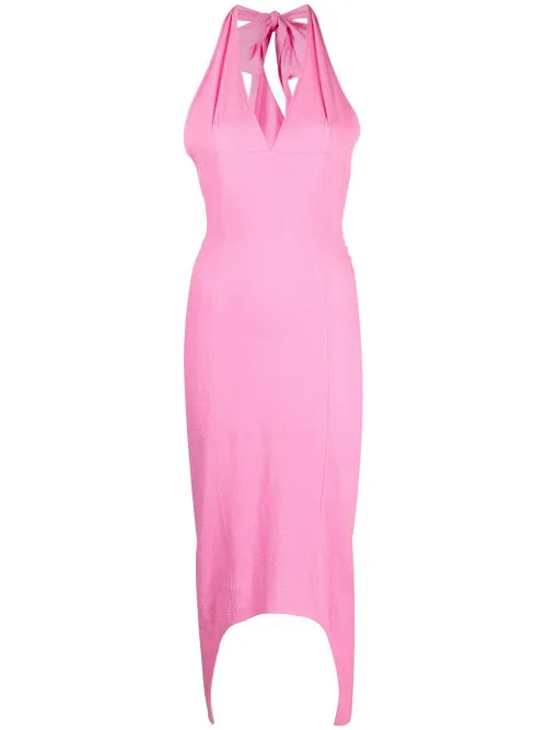 Robe asymétrique à dos-nu - Patou - Modalova