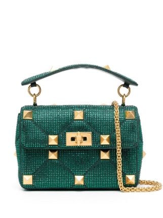 Valentino Garavani Medium Roman Stud Shoulder Bag - Farfetch