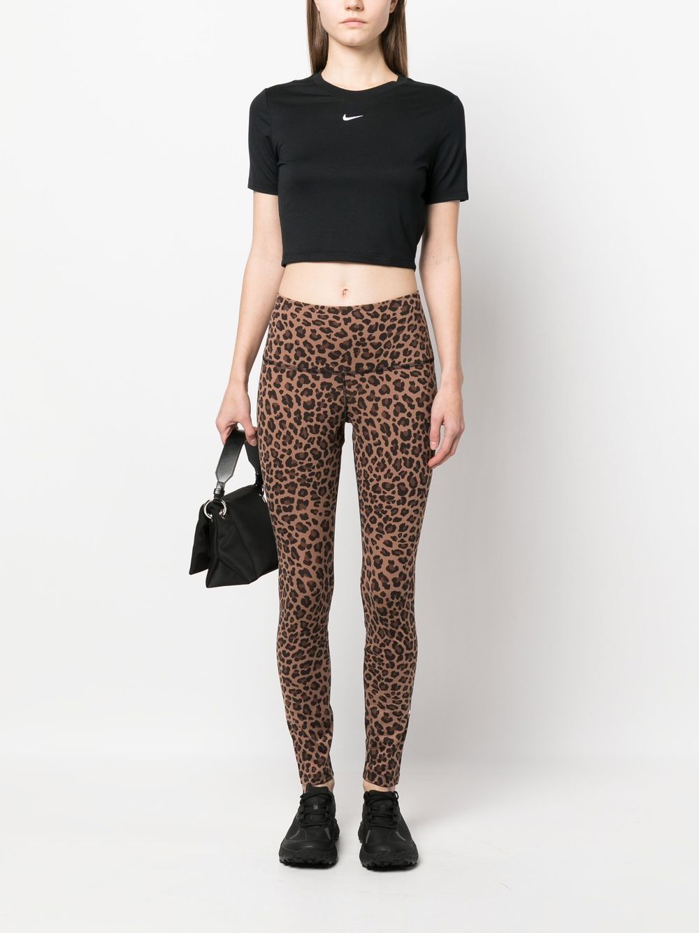 Women's Nike Club Animal Print Crop Leggings