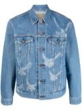 Levi's bird-print denim jacket - Blue