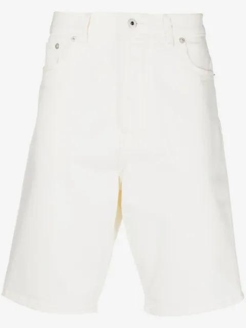 Kenzo short en jean à coupe droite