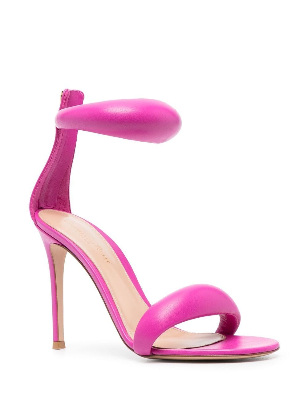 Shop Gianvito Rossi Bijoux 105mm Leather Sandals In Pink