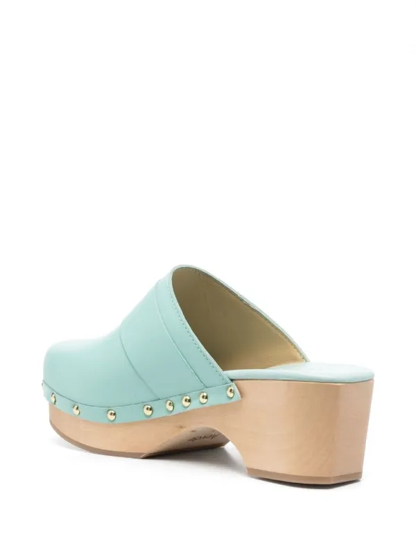 Aeyde Bibi 60mm Leather Clog Mules Farfetch