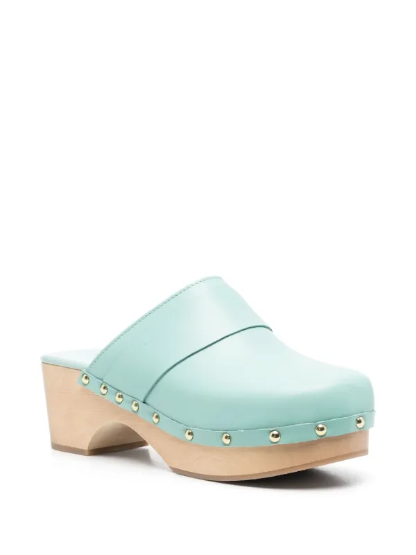 Womens leather hotsell clogs mules