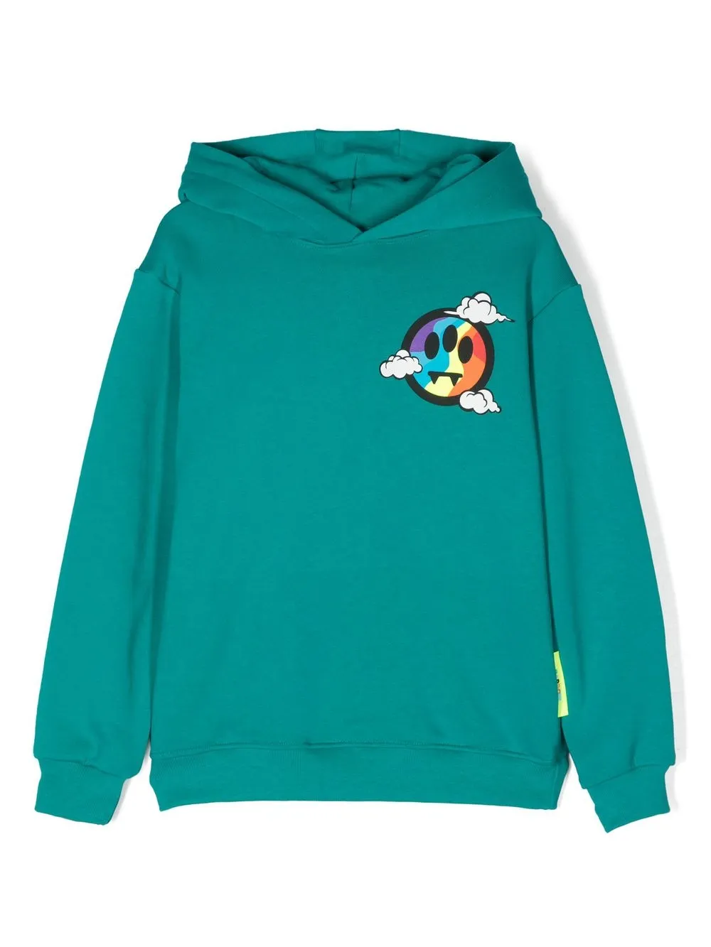 

Barrow kids logo graphic-print hoodie - Green