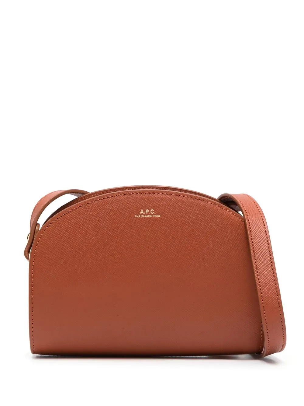 

A.P.C. leather shoulder bag - Brown