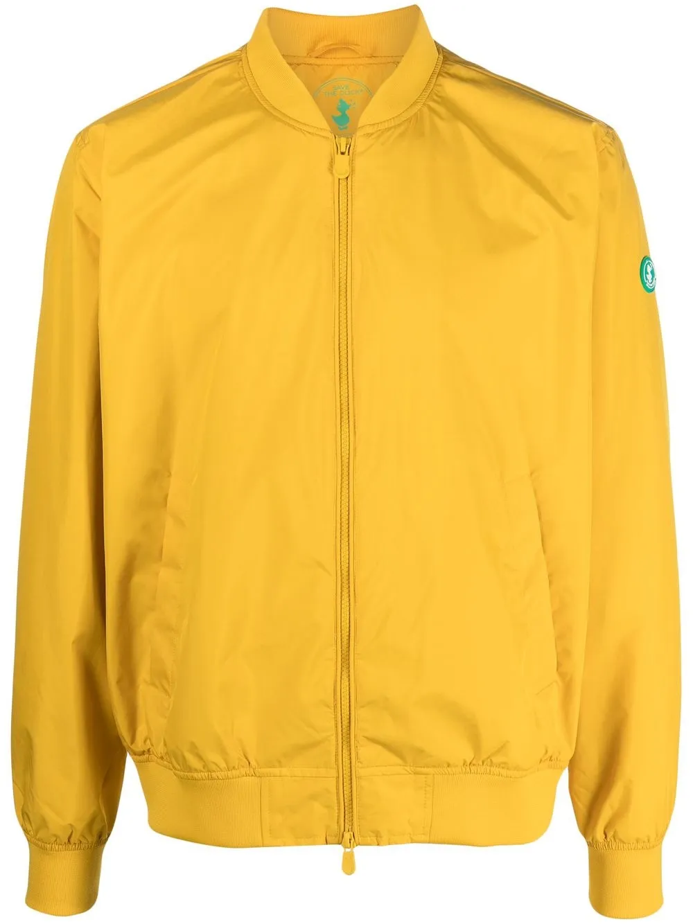 

Save The Duck logo patch bomber jacket - Yellow